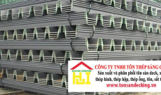 Cừ Larsen III : 400 x 125 x 13 mm (Cừ 3)