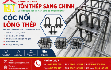 Cóc nối lồng thép cọc khoan nhồi và tường vây
