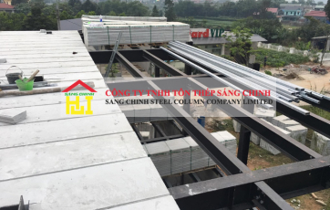 Nhà Khung Thép 3 Tầng Tại Tôn Sàn Decking - Thương Hiệu Sáng Chinh