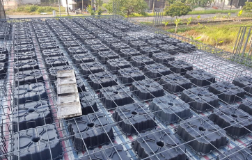 Sàn phẳng không dầm dày bao nhiêu?