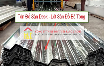 Tôn đổ sàn deck chống ồn