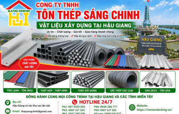 Vật liệu xây dựng tại Hậu Giang