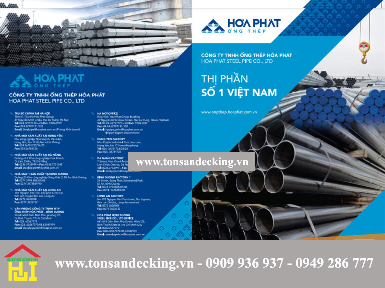 Top 6 thương hiệu ống thép mạ kẽm hàng đầu