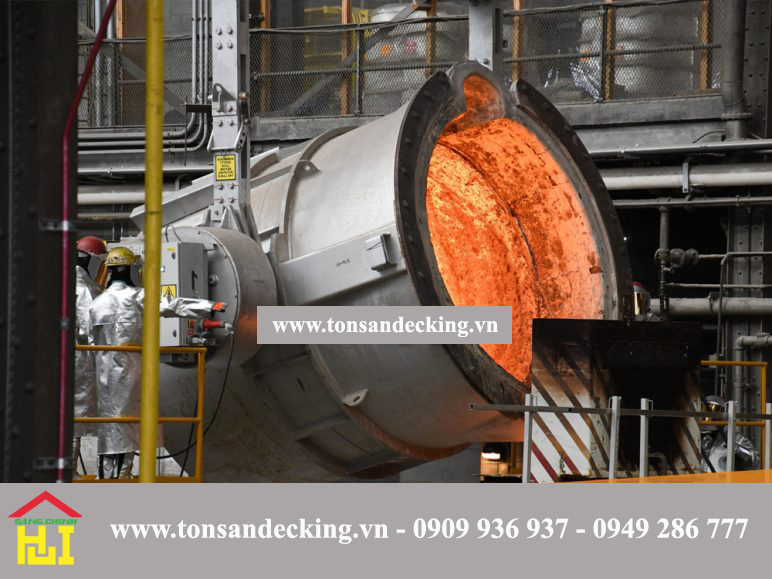 Bước 1: Xử lý nguyên vật liệu đầu vào, quặng sắt