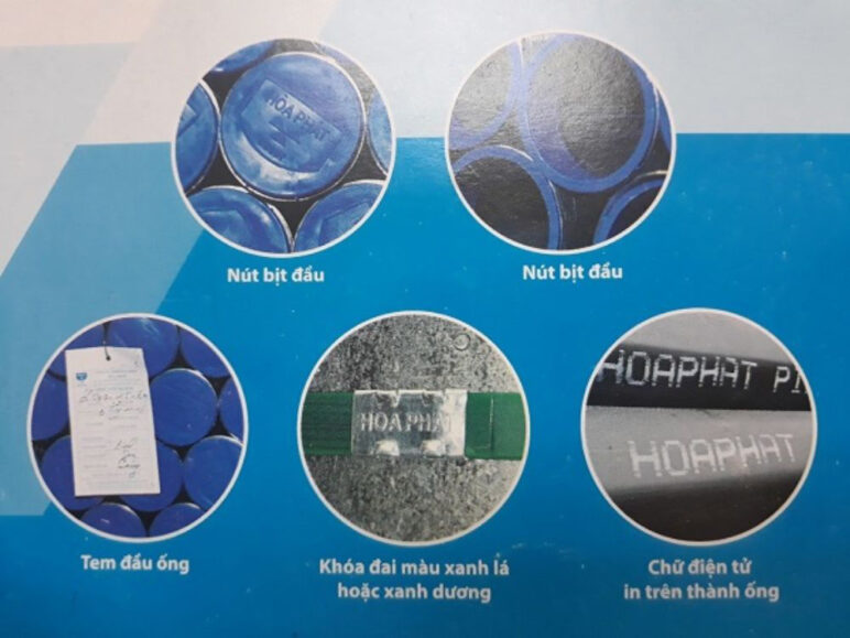 Cách xác định hàng chính hãng thông qua chữ điện tử in trên thành ống