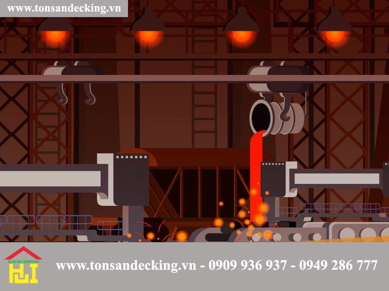 Khử tạp chất trong quặng để sản xuất sắt