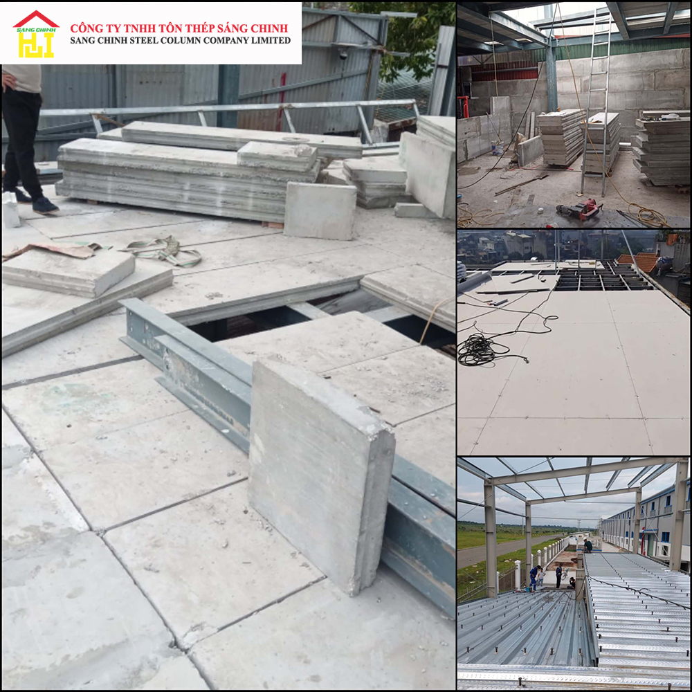 Quy Trình Thi Công Tấm Gia Cố Tôn Sàn Decking