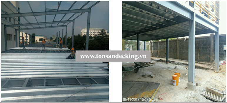 Sàn deck vượt nhịp bao nhiêu?