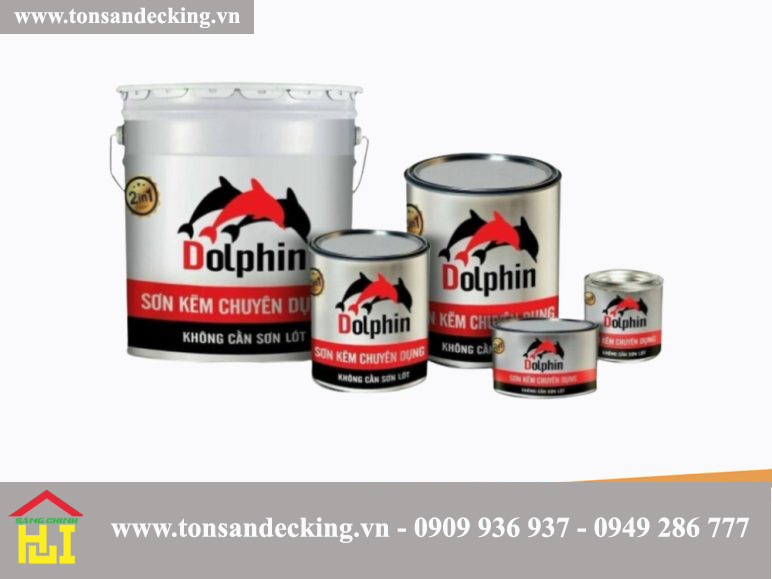 Sơn Dolphin có nhiều màu sắc, ứng dụng thẩm mỹ cao