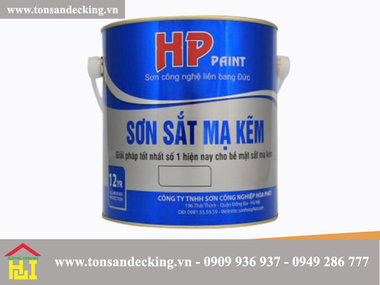 Sơn chống rỉ sắt mạ kẽm Hòa Phát HP Paint chất lượng, giá tốt