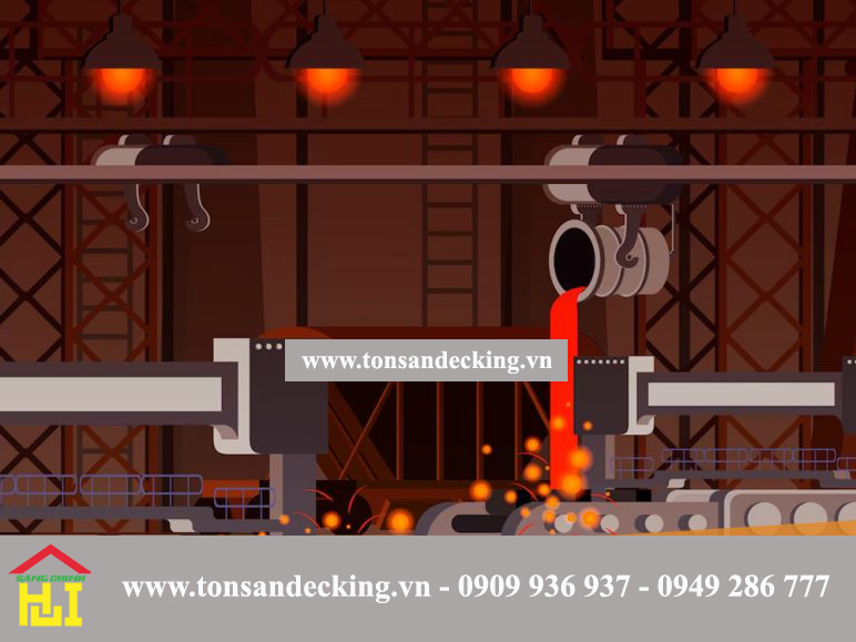 Tóm tắt quy trình sản xuất thép chi tiết và dễ hiểu