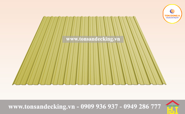 Tôn lạnh đông á 13 sóng