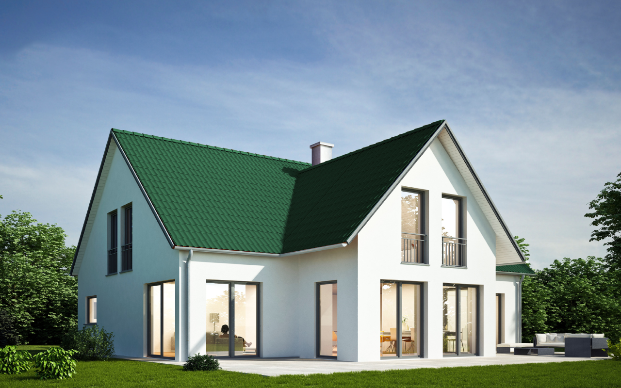 Tôn sóng ngói màu xanh xà cừ - một sản phẩm được nhiều chủ thầu lựa chọn