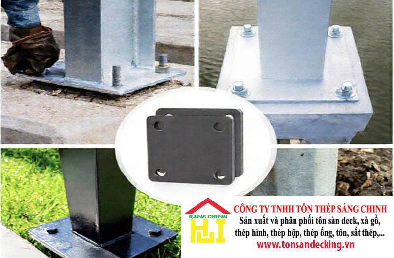 Bản mã chân cột là gì? Địa chỉ gia công Bản mã chân cột giá rẻ