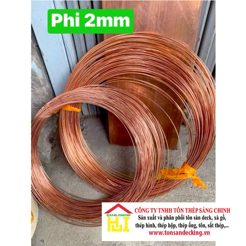 BẢNG GIÁ DÂY ĐỒNG 2MM CHÍNH HÃNG