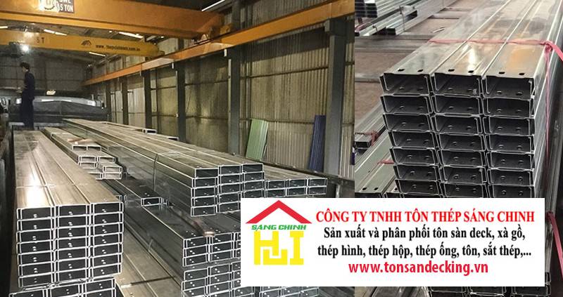 Xà gồ thép mạ kẽm phổ thông
