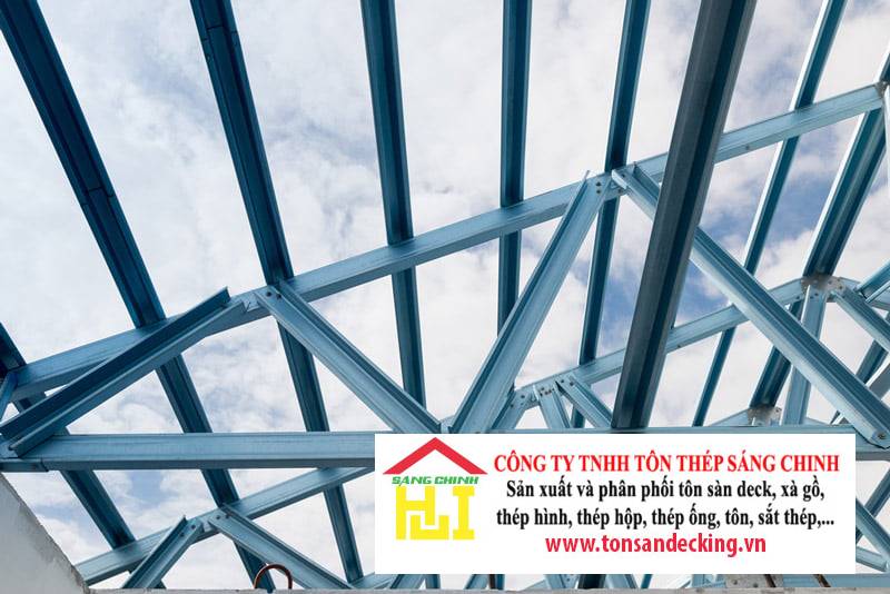 Xà gồ thép mạ kẽm phổ thông