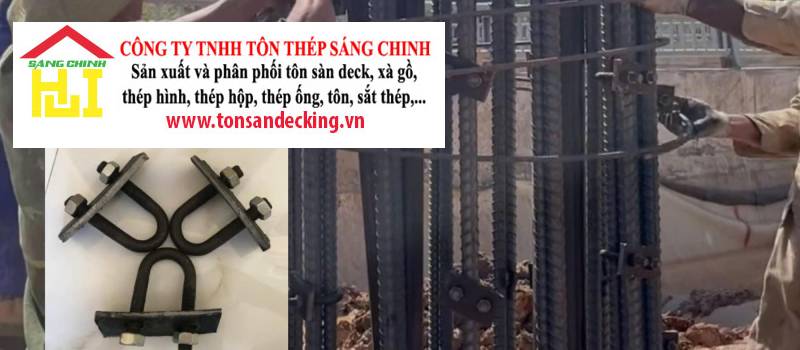 Cóc nối lồng thép cọc khoan nhồi và tường vây