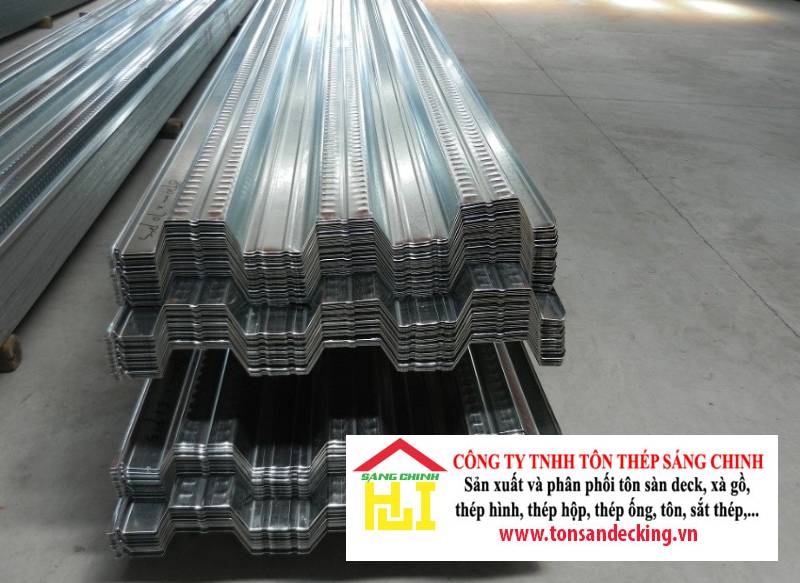 Các loại sóng tôn sàn deck phổ biến