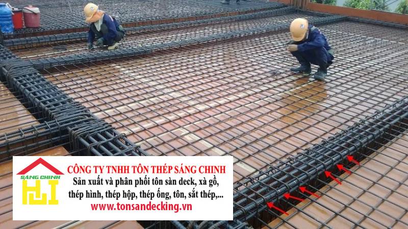 Cách bố trí thép sàn 2 lớp chuẩn kỹ thuật