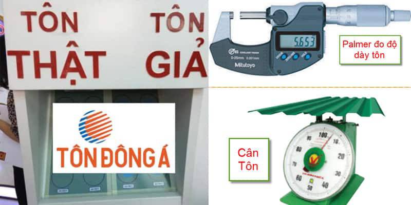 Cách nhận biết tôn Đông Á chính hãng và hàng giả