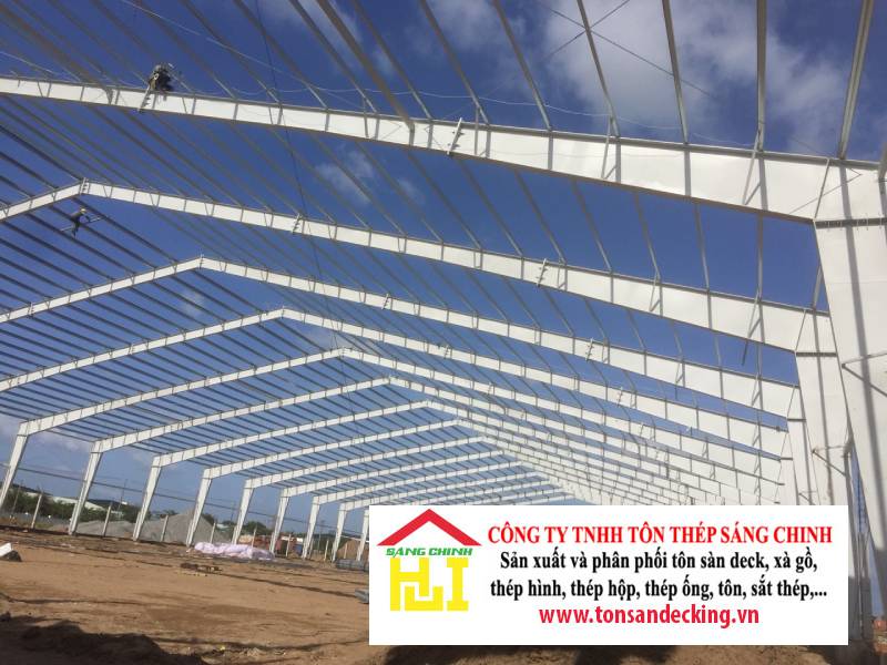 Cách tính xà gồ cho nhà xưởng