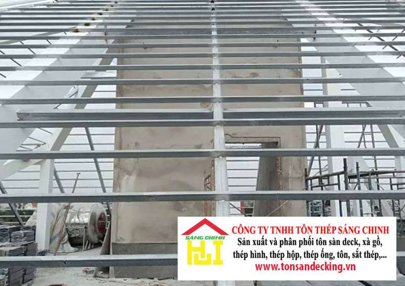Cách tính xà gồ cho nhà xưởng