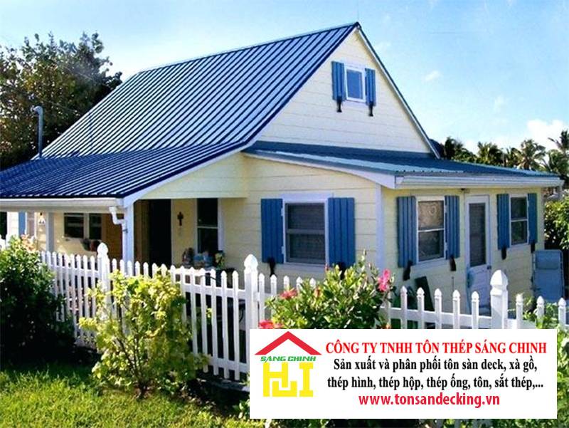 Chọn màu tôn lợp mái theo phong thủy