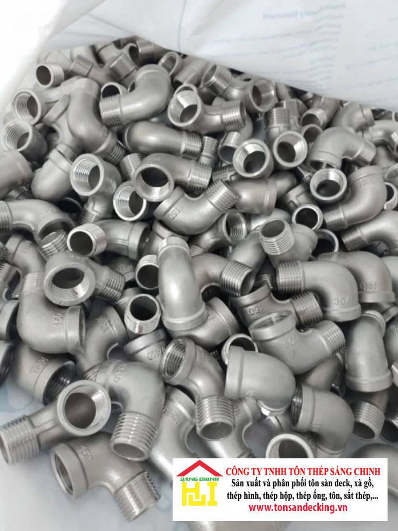 Co Điếu Ren Mạ Kẽm (1 ren trong 1 ren ngoài)