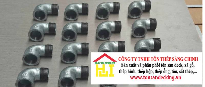 Co Điếu Ren Mạ Kẽm (1 ren trong 1 ren ngoài)