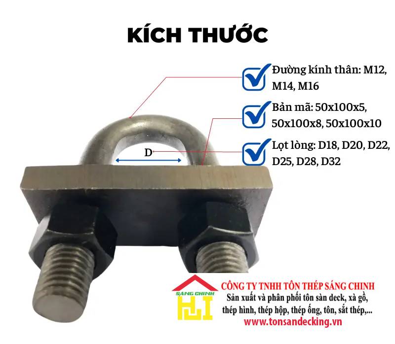 CÓC NỐI THÉP M14