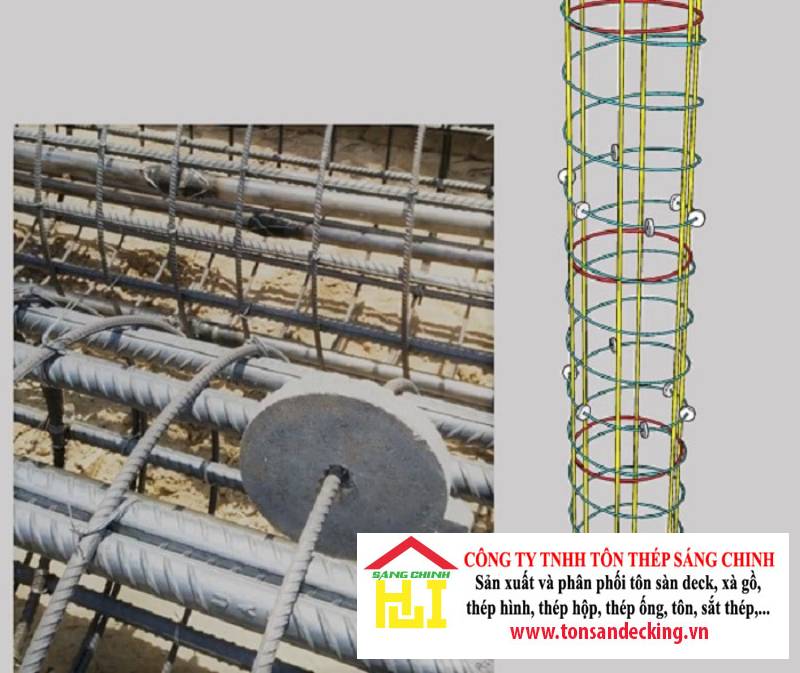Cữ Định Vị Lồng Thép Cọc Khoan Nhồi (Con Kê)