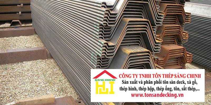 Cừ Larsen III : 400 x 125 x 13 mm (Cừ 3)