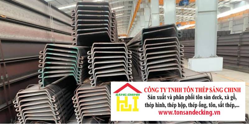 Cừ Larsen III : 400 x 125 x 13 mm (Cừ 3)