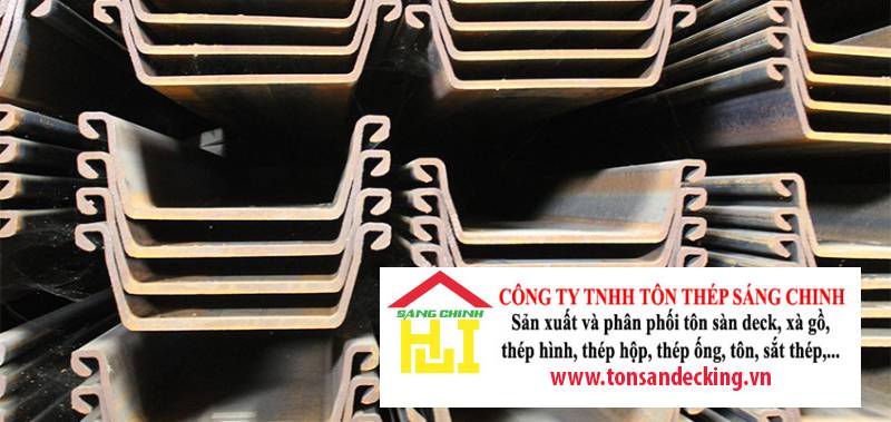 Cừ Larsen IV (Cừ 4): 400 x 170 x 15.5