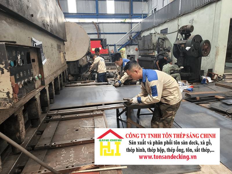 Gia Công Thép Tấm Theo Yêu Cầu