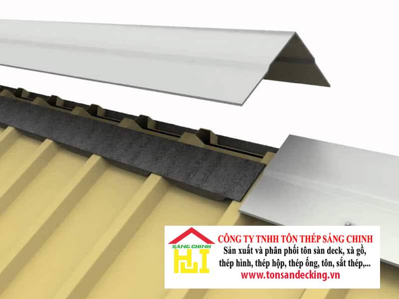 Giá tôn diềm - tôn úp nóc