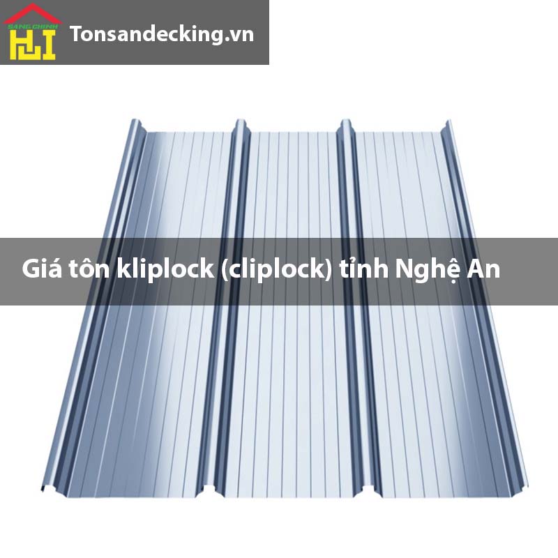 Giá tôn kliplock (cliplock) tỉnh Nghệ An