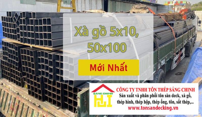 Giá xà gồ hộp 5x10