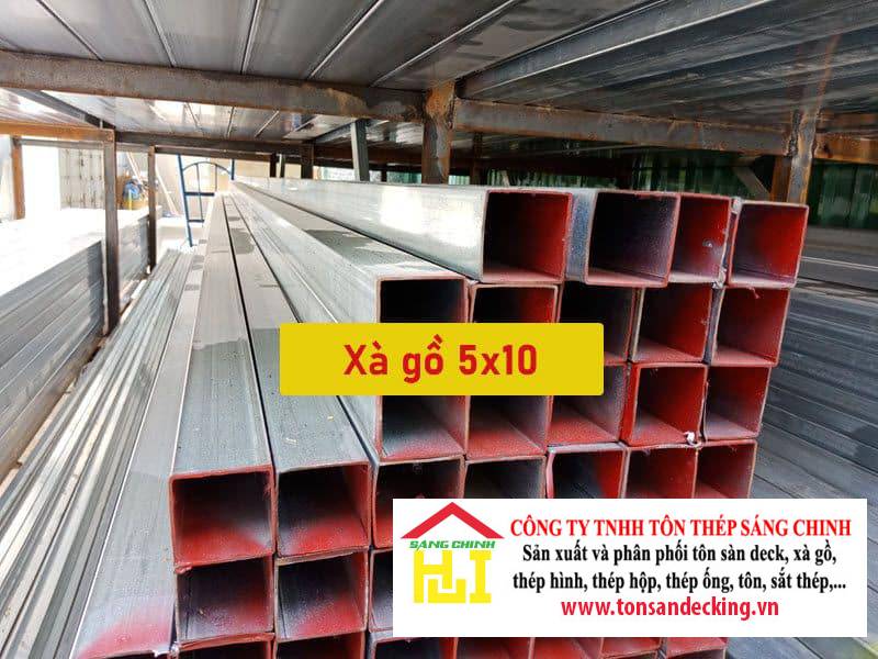Giá xà gồ hộp 5x10