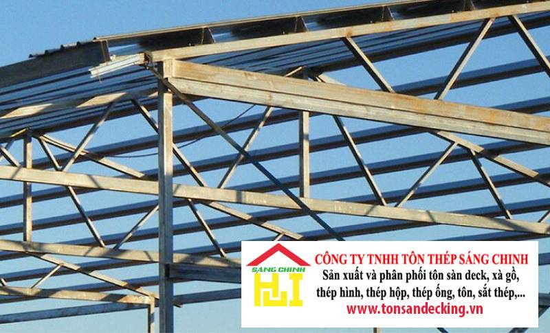 Giá xà gồ thép hộp 4x8