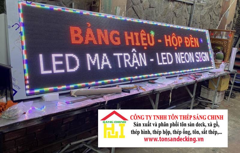 Hướng dẫn làm Khung nhôm định hình led ma trận chi tiết