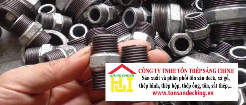 Kép Ren Mạ Kẽm (2 đầu ren ngoài DN15-DN100)