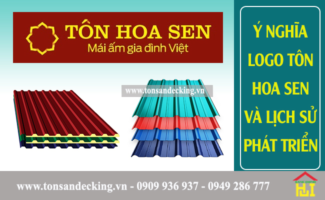 Ý nghĩa logo tôn Hoa Sen