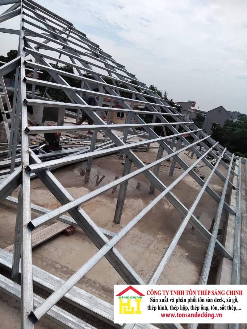 Mái nhà kiên cố hơn với hệ Khung Vì Kèo sử dụng Thanh Kèo Zacs