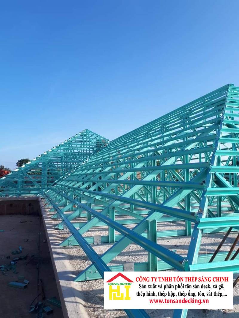 Mái nhà kiên cố hơn với hệ Khung Vì Kèo sử dụng Thanh Kèo Zacs