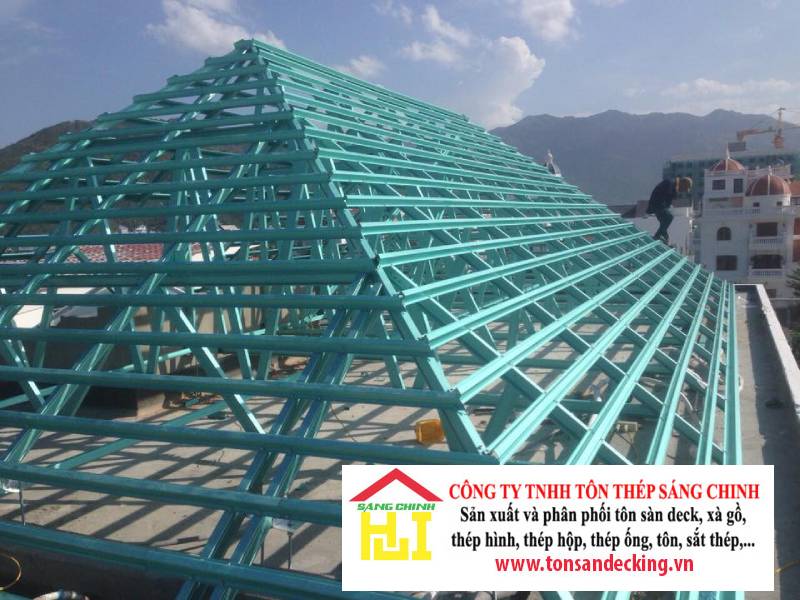 Mái nhà kiên cố hơn với hệ Khung Vì Kèo sử dụng Thanh Kèo Zacs