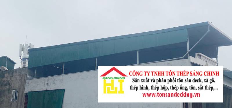 Mái tôn 100m2 giá bao nhiêu?