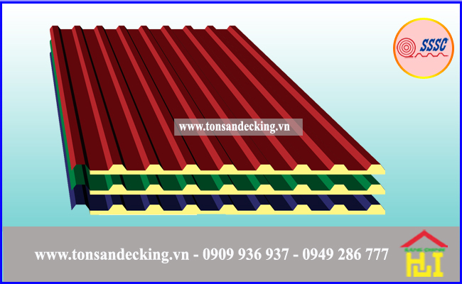 Một số mẫu tôn cách nhiệt Phương Nam