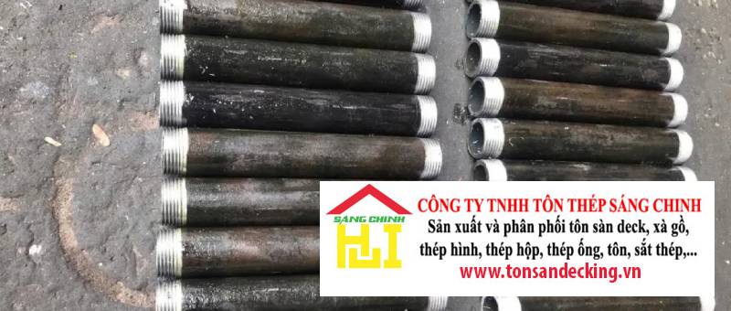 Ống nối thép 2 đầu ren